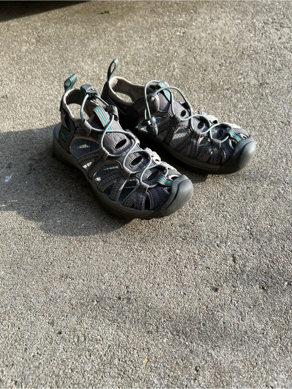 Active Keen Sandals- gray and teal
